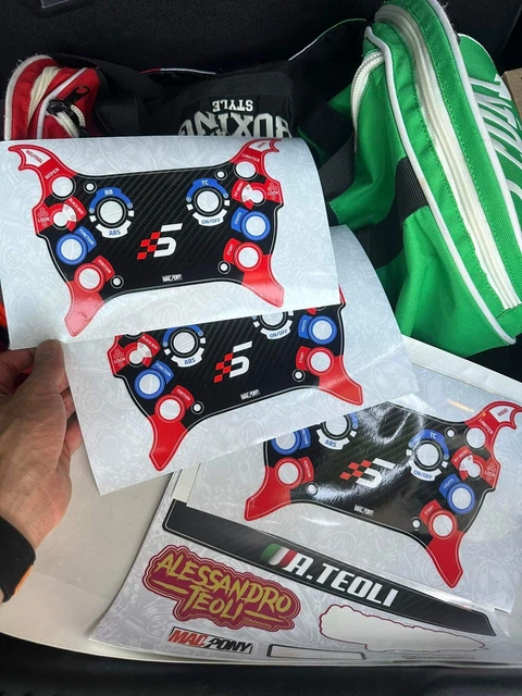 Simagic Gt4 Adesivi Stickers