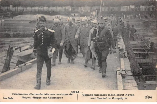 60 - COMPIEGNE - SAN41496 - Prisonniers allemands faits aux environs de Noyon,