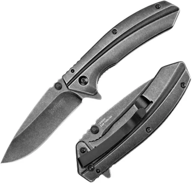 Kershaw Filter Framelock A/O Folding Pocket Knife BlackWash - 1306BW