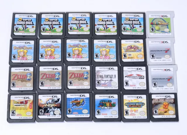 Lot of Popular Games for the Nintendo DS & 3DS (Untested)