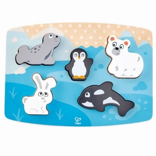 Encaje Con Texturas Animales Polares