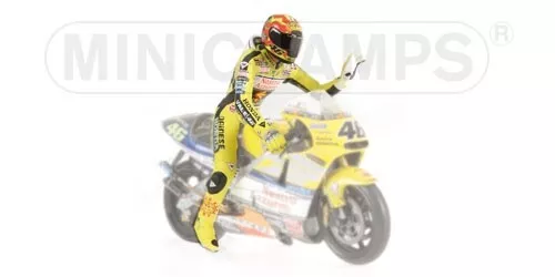 Valentino Rossi Pilota Figure World Champion 2001 1:12 Model MINICHAMPS