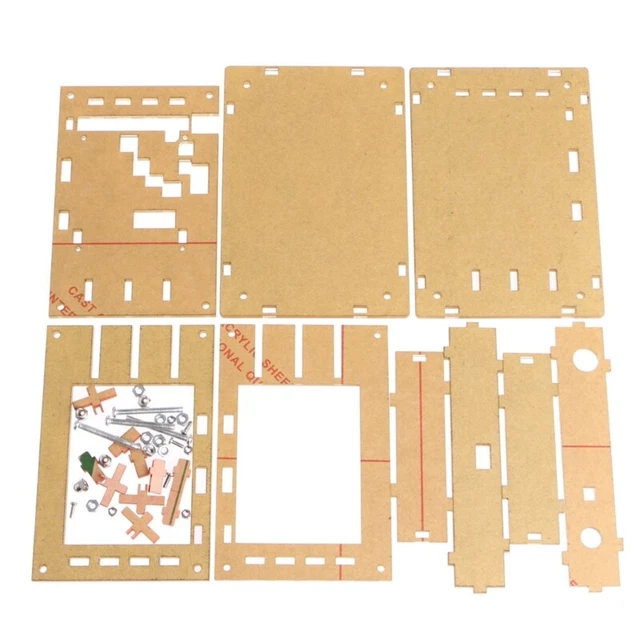 Acrylic DIY Clear for for Case for 2.4" TFT Digital Oscilloscope Ki