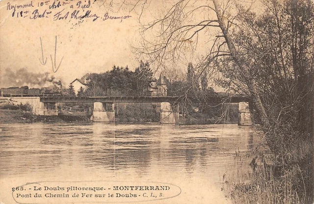 MONTFERRAND - Pont du chemin de fer sur le Doubs  (Doubs)