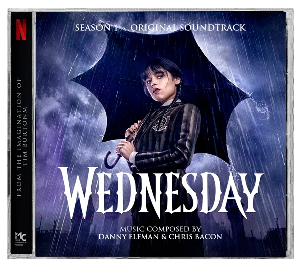 WEDNESDAY (2022) ORIGINAL Series Soundtrack 2CD Danny Elfman, Chris