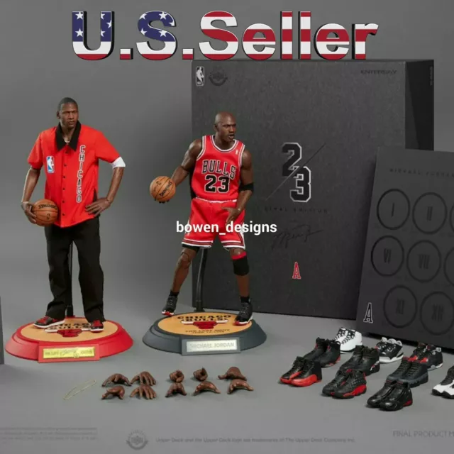 Enterbay x Eric So Michael Jordan Chicago Bulls Home Jersey 1:6 Scale  Action Figure
