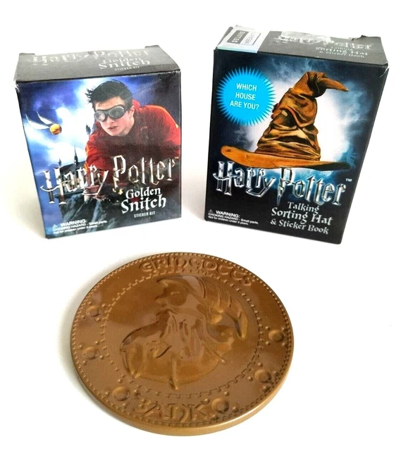 HARRY POTTER GOLDEN Snitch Sticker Kit, Talking Sorting Hat and Sticker Book Set EUR 28,50