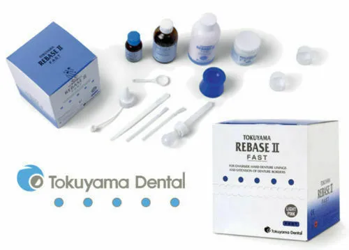 2X TOKUYAMA REBASE II Fast Dental Chairside Hard Denture Reline Material