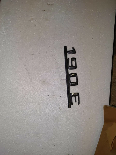 Mercedes Benz “190 E” Trunk Badge Emblem - Original
