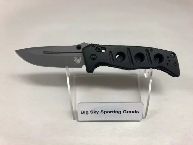 NEW Benchmade 275GY-1 Adamas CPM-CruWear Blade Black G10 Handle
