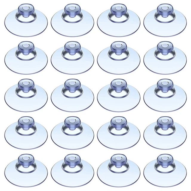 100Pcs Transparent Suction Cups, Plastic Suction Cups, Pads Without Hooks f P9V8