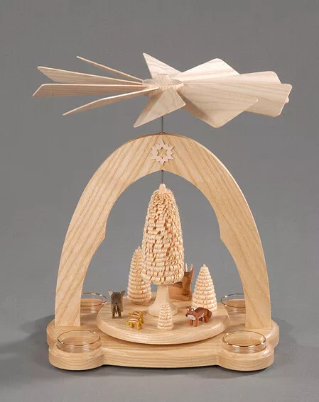 Natural Animals Forest Tealight Pyramid - Single Tier
