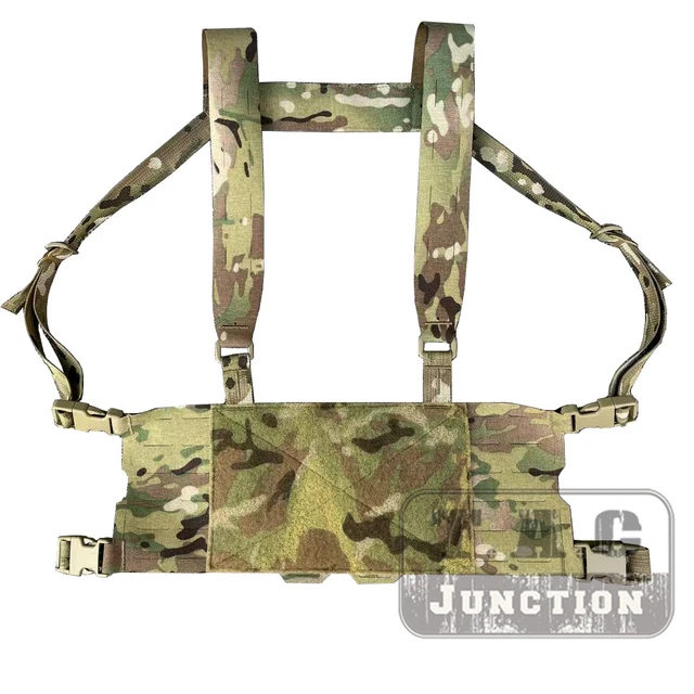Tactical Mini Chest Rig Modular Placard Compatible Lightweight Harness Vest