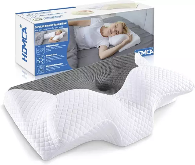 Cervical Pillow Memory Foam Pillows - Contour Memory Foam Pillow for Neck Pain R