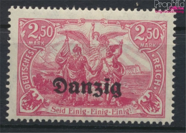 Briefmarken Danzig 1920 Mi 12b mit Falz (9959061