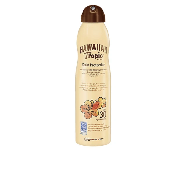 Solaires Hawaiian Tropic unisex SATIN ultra radiance bruma SPF30 spray 220 ml