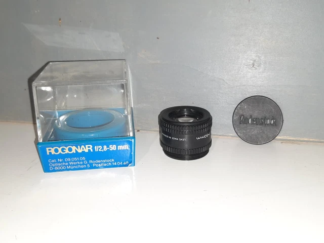 Rodenstock Rogonar-S 50mm f2.8 Enlarging Lens (inc Storage Dome) - Top Quality