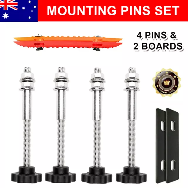 Off-road Recovery Tracks Mounting 4 Pins Bracket Holder Fixing 4WD Accessories