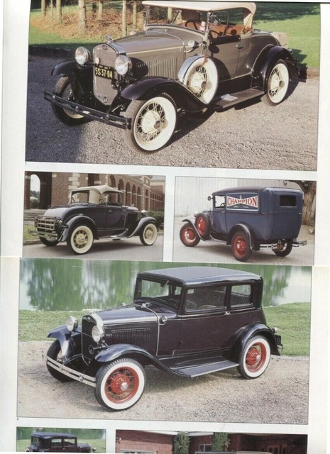1928 1929 1930 1931 FORD MODEL A 16 PG COLOR Article