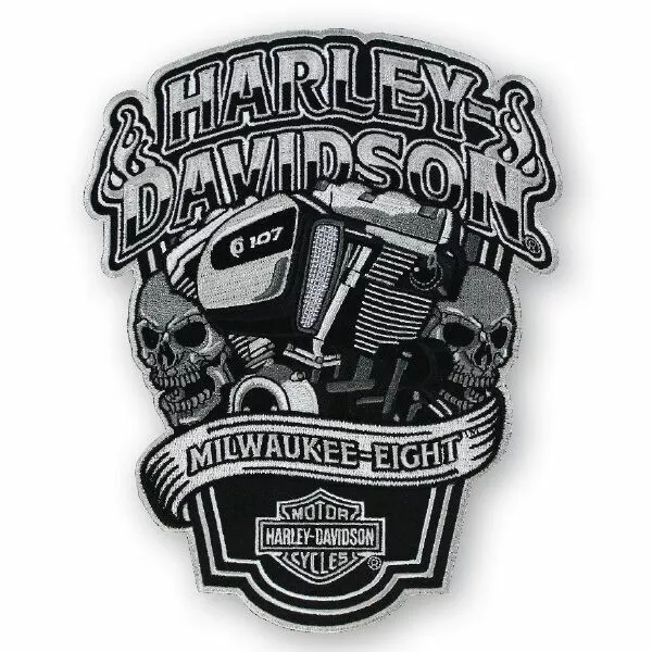 Harley-Davidson Aufnäher, Emblem "Milwaukee-Eight* XL *EM255904*