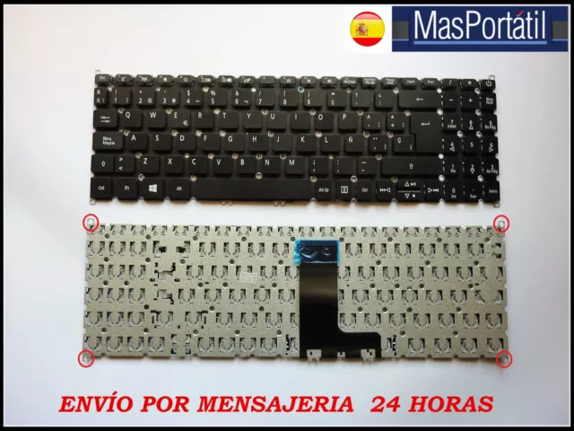 Teclado Español Nuevo Portatil Acer Aspire Aezaup00110  Nki151S05Q  Tec61