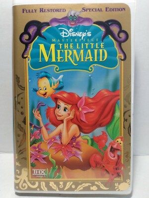 Francés Vintage Vhs La Pequeña Sirena chantons ensemble sous l'ocean Disney 1998 