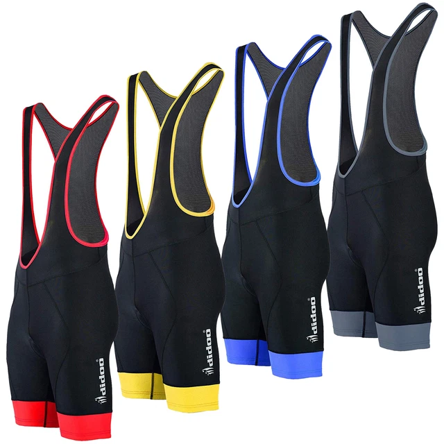 Didoo Men's Cycling Bib Shorts Padded Tights Cycle Pants Pro Qualität Race Fit