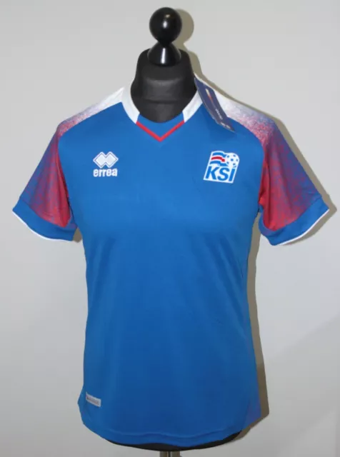 Iceland National Team home football shirt World Cup 2018 Errea BNWT Size S