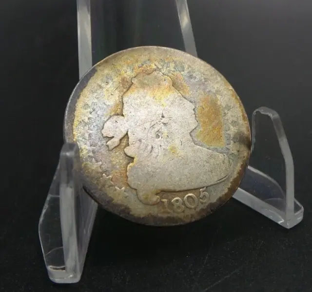 1805 Draped Bust 10c Dime Silver Coin  - B4788