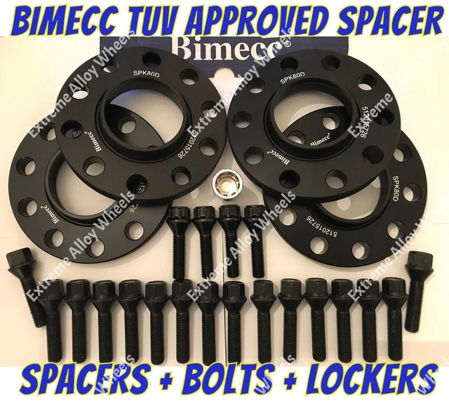 BIMECC Alu Abstandshalter 12mm 5x112 57,1mm Audi A3 S3 8V BIMECC Alu-Radabstandshalter + Radschrauben 12mm 5x112 57,1mm Für AUDI A3/S3 8V (Paar) Spurplatten 5x112 5 Mm