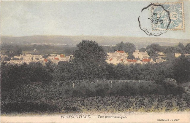 Cpa 95 Franconville Vue Panoramique