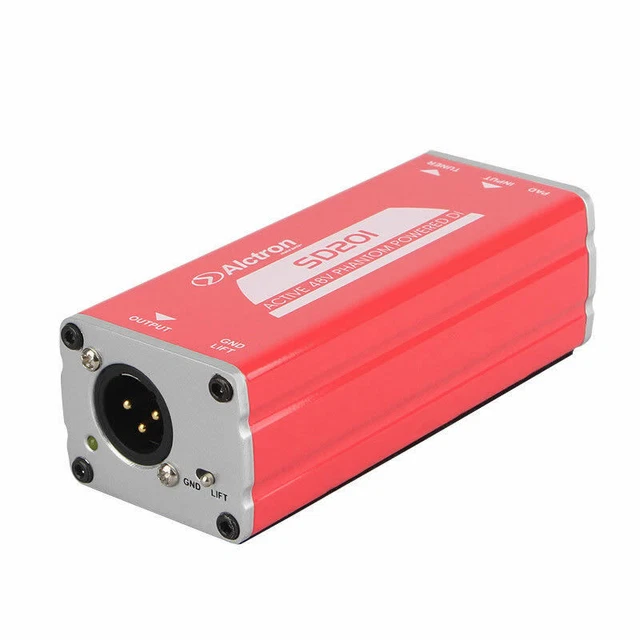 ACTIVE DIRECT BOX DI Box for Bass, Keyboards,Acoustic Guitar 48V