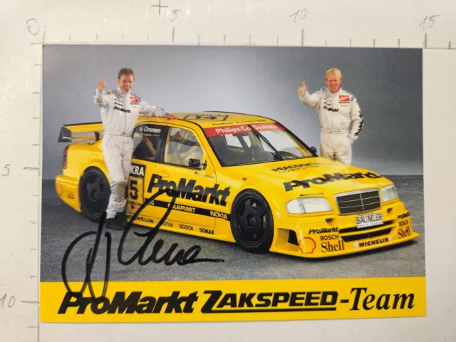 Jörg van Ommen ZAKSPEED Mercedes C Klasse  STW DTM Autogrammkarte orgin sign!!