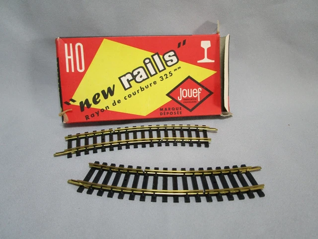 3 Coffrets De Demi-rails Droits D'alimentation Jouef Maillechort - Réf 4851/4751 (HO)