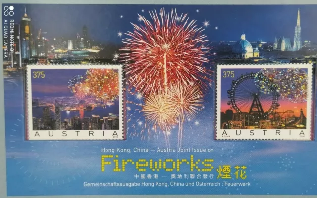 Francobolli Austria 2006 Fireworks Swarovski Foglietto Nuovo Perfetto