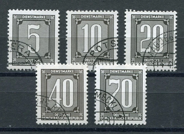 DDR Briefmarken Mi.Nr. 551-556 – Tierpark Berlin, Gestempelt, Ersttagssonderstempel 1956 (Michelwert Ca. 8 EUR)