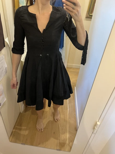 Robe MAJE Modèle Gentiane – Taille 38 (FR), Couleur Crème, Excellent état, Peu Portée