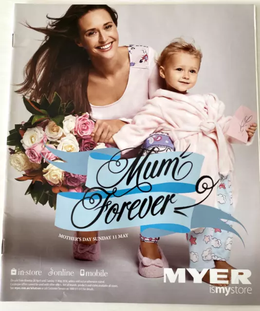 MYER MOTHER'S DAY Catalogue 2014 60 pages near perfect condition