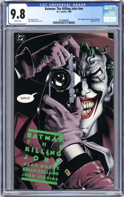 Batman: The Killing Joke CGC 9.8 WP 1st Print (1988) JOKER!