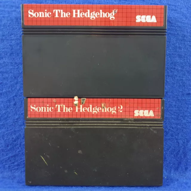 Master System SONIC THE HEDGEHOG CHAOS Boxed&Manual PAL REGION FREE Works  in US