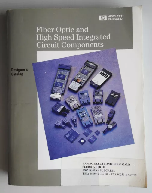 Hewlett Packard Fiber Optic High Speed Circuit Components Designers Catalog 1997