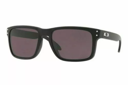 Oakley 9102 E8 Holbrook Matte Black Nero Satinato Prizm Grey Sunglasses