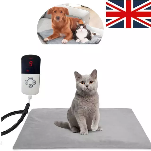 Pet Heating Mat Dog Cat Electric Heat Pad Puppy Heated Bed Washable Whelping Pad