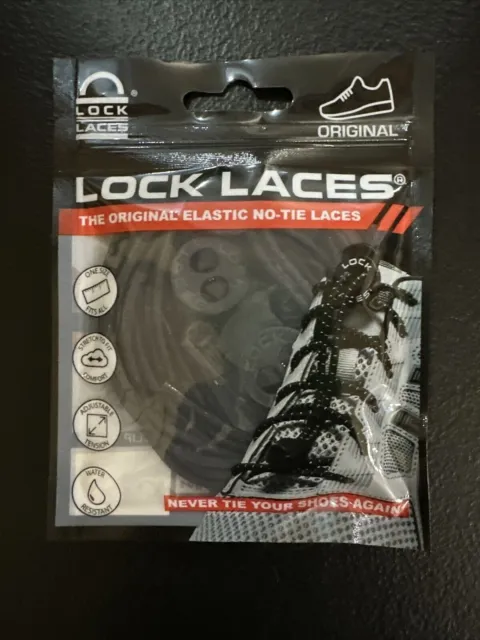 Lock Laces - Elastic No Tie Shoelaces, One Size Fits All - Camo