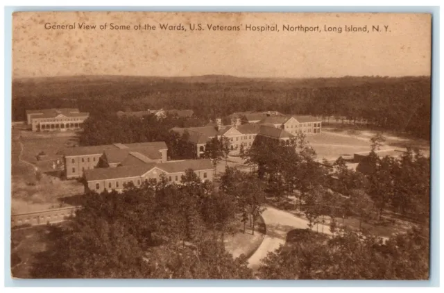 c1950 Some Wards US Veterans Hospital Northport Long Island New York NY Postcard