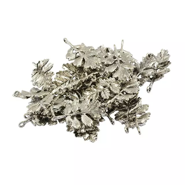 20Pc Tibetan Silver Dangle Leaf Charms Pendant Charm Jewelry Making Findings