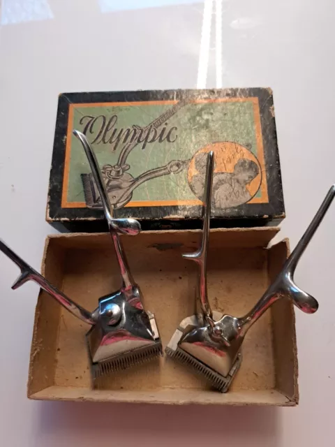 Alte Haarschneidegeräte Maschine Vintage Rarität  Sammler Antik OVP Olympic