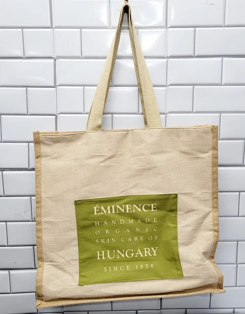 EMINENCE SKIN CARE OF HUNGARY Extra Large XL Grocery Beach Canvas Tote  Measurem