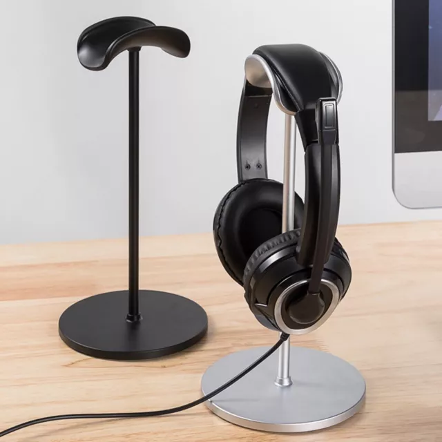 Universal Headphone Stand Alloy Aluminium+ABS Earphone Display Stand  Home