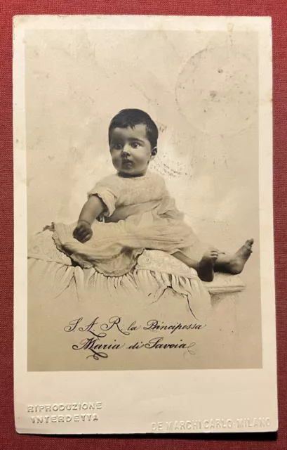 Cartolina Commemorativa - S. A. R. la Principessa Maria di Savoia - 1915